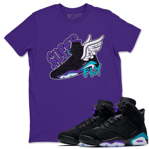 Super Fly Unisex Tee - Sneaker T-Shirt To Match 6s Aqua Jezsport.com