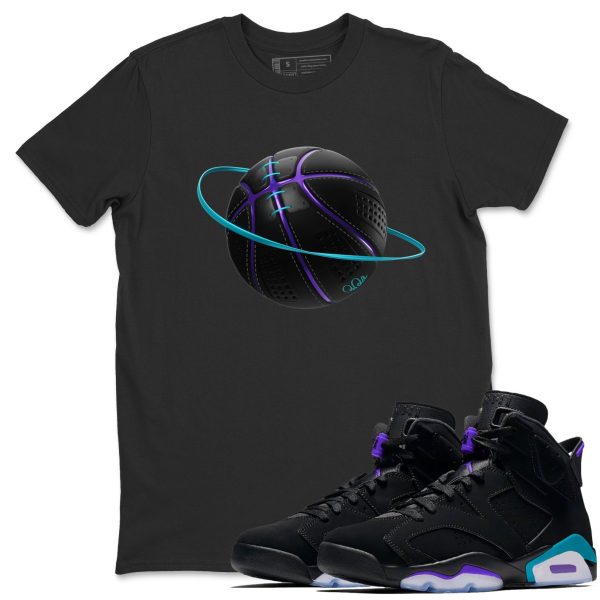 Basketball Planet Unisex Tee - Sneaker T-Shirt To Match 6s Aqua Jezsport.com