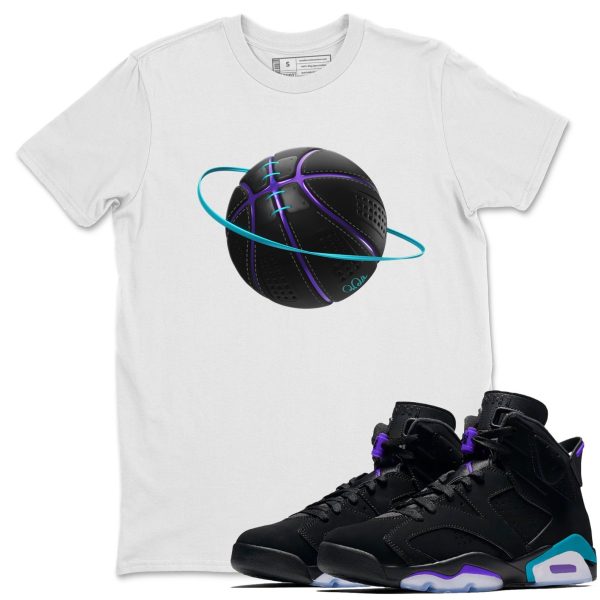 Basketball Planet Unisex Tee - Sneaker T-Shirt To Match 6s Aqua Jezsport.com