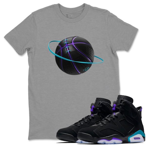 Basketball Planet Unisex Tee - Sneaker T-Shirt To Match 6s Aqua Jezsport.com