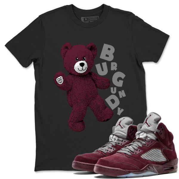 Hello Bear Unisex Tees - Sneaker Shirt To Match 5s Burgundy Jezsport.com