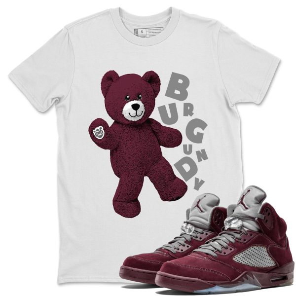 Hello Bear Unisex Tees - Sneaker Shirt To Match 5s Burgundy Jezsport.com