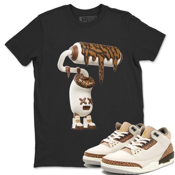 3D Paint Roller Unisex Tees - Sneaker Shirt To Match 3s Palomino Jezsport.com