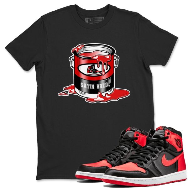 Bucket Unisex Short Sleeve Crew Neck Sneaker Tee To Match 1s Satin Bred Jezsport.com