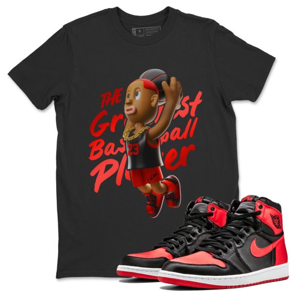 Dunkshot Boy Unisex Short Sleeve Crew Neck Sneaker Tee To Match 1s Satin Bred Jezsport.com