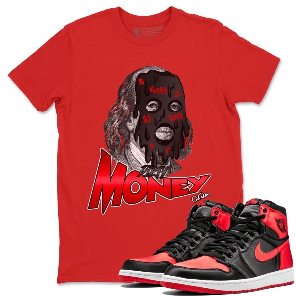 Dirty Money Unisex Short Sleeve Crew Neck Sneaker Tee To Match 1s Satin Bred Jezsport.com