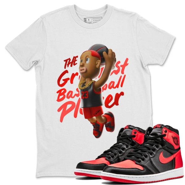 Dunkshot Boy Unisex Short Sleeve Crew Neck Sneaker Tee To Match 1s Satin Bred Jezsport.com