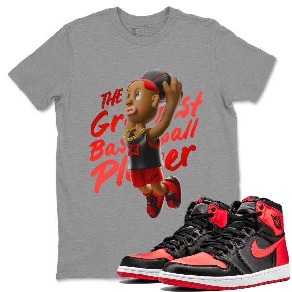 Dunkshot Boy Unisex Short Sleeve Crew Neck Sneaker Tee To Match 1s Satin Bred Jezsport.com