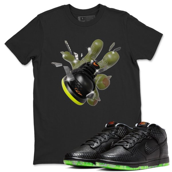 Got Em Zombie Special Halloween Costume Short Sleeve Sneaker Tee Match To Match Dunks Mid Halloween Jezsport.com