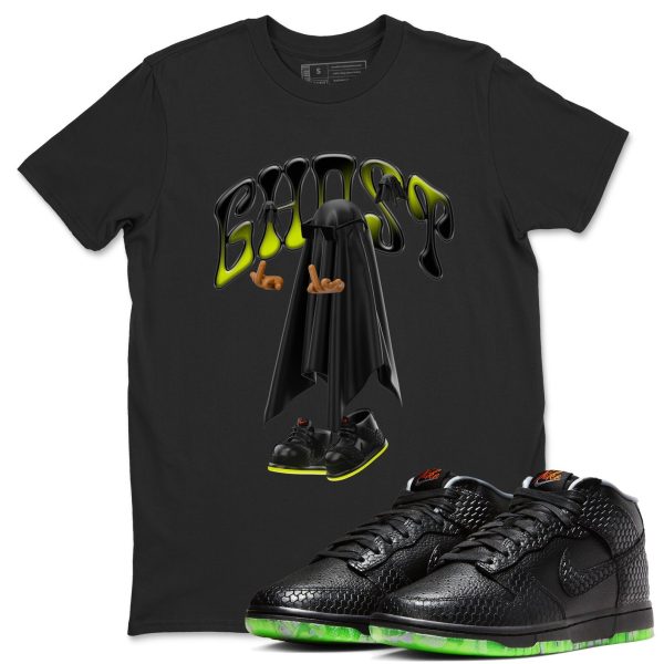 Ghost Gang Special Halloween Costume Short Sleeve Sneaker Tee Match To Match Dunks Mid Halloween Jezsport.com