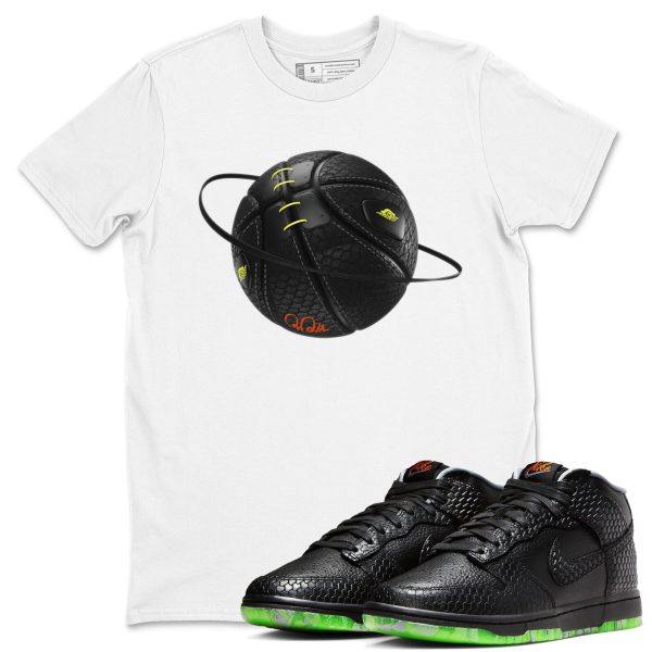 Basketball Planet Special Halloween Costume Short Sleeve Sneaker Tee Match To Match Dunks Mid Halloween Jezsport.com