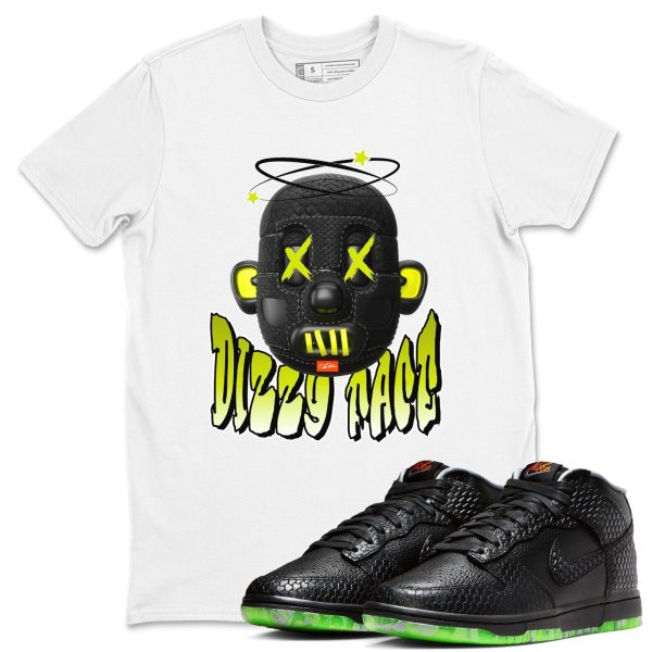 Dizzy Face Special Halloween Costume Short Sleeve Sneaker Tee Match To Match Dunks Mid Halloween Jezsport.com