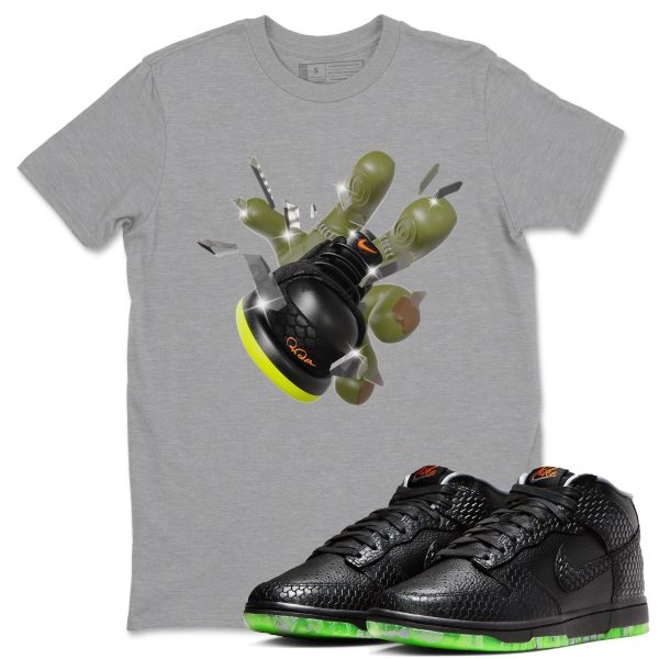 Got Em Zombie Special Halloween Costume Short Sleeve Sneaker Tee Match To Match Dunks Mid Halloween Jezsport.com