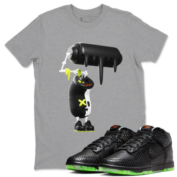 3D Paint Roller Special Halloween Costume Short Sleeve Sneaker Tee Match To Match Dunks Mid Halloween Jezsport.com