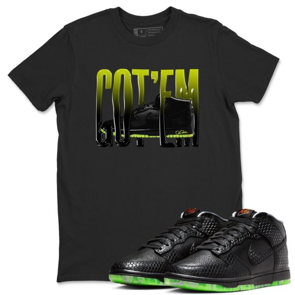 Wiggling Gotem Special Halloween Costume Short Sleeve Sneaker Tee Match To Match Dunks Mid Halloween Jezsport.com