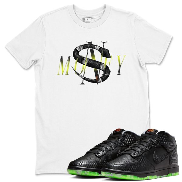 Money Snake Special Halloween Costume Short Sleeve Sneaker Tee Match To Match Dunks Mid Halloween Jezsport.com