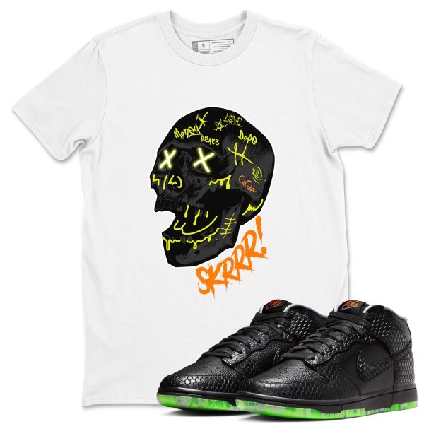 Skrrr Special Halloween Costume Short Sleeve Sneaker Tee Match To Match Dunks Mid Halloween Jezsport.com