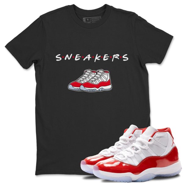 Sneakers Unisex Tees - Sneaker Shirt To Match 11s Cherry Jezsport.com