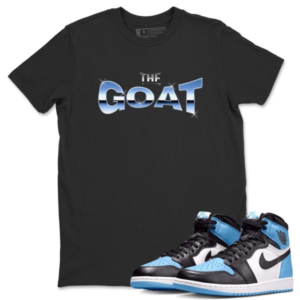 The GOAT Unisex Short Sleeve T-Shirt - Sneaker Shirt To Match 1s UNC University Blue Jezsport.com