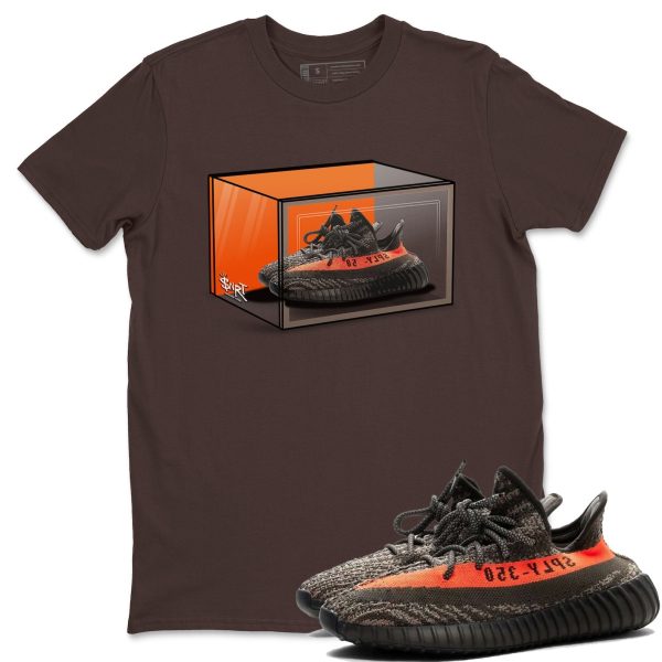 Shoe Box Unisex T-Shirt - Sneaker Shirt To Match Yeezys 350 Carbon Beluga Jezsport.com