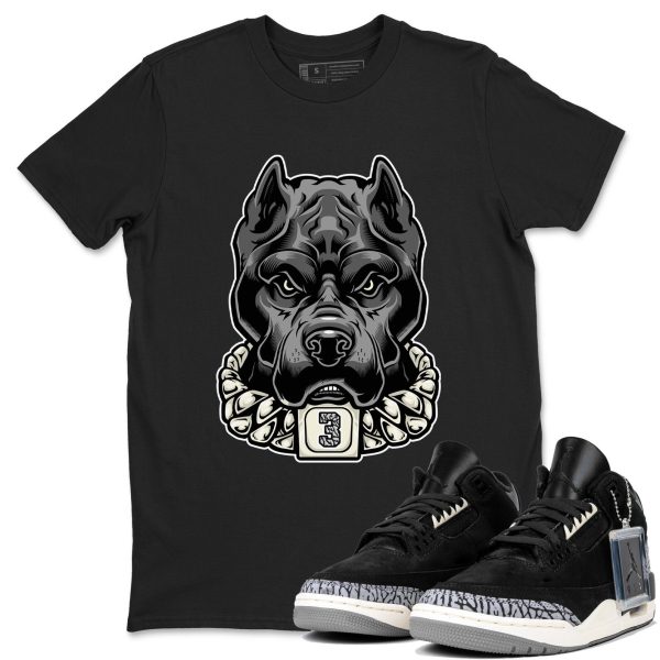 Pitbull Unisex Crew Neck Short Sleeve Sneaker Tee Sneaker Tee - Casual Unisex Cotton Sneaker T-Shirt To Match Shirt To Match 3s Off Noir Jezsport.com