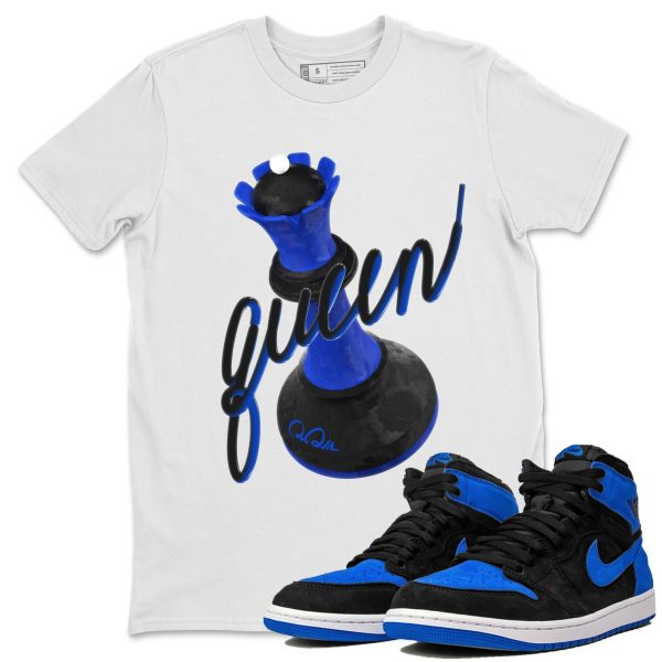 3D Queen Unisex T-Shirt - Sneaker Shirt To Match 1s Royal Reimagined Jezsport.com