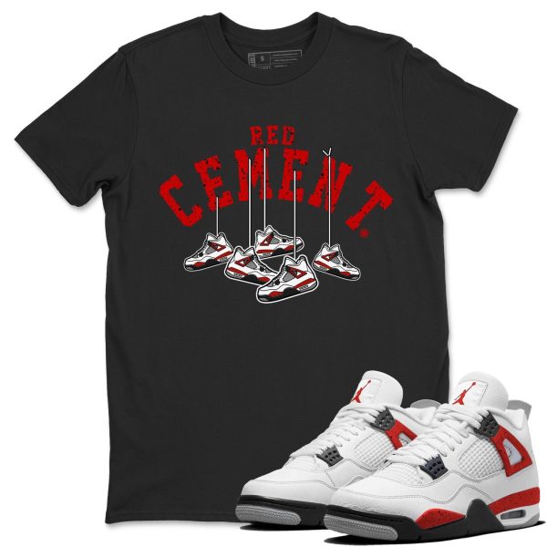 Hanging Sneakers - Sneaker Shirt To Match 4s Red Cement Jezsport.com