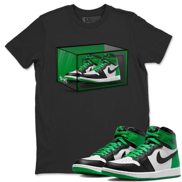 Shoe Box Design Shirt - Unisex Streetwear Lucky Green T-Shirts To Match 1s Celtics Jezsport.com