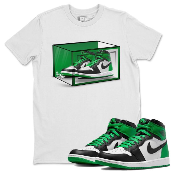 Shoe Box Design Shirt - Unisex Streetwear Lucky Green T-Shirts To Match 1s Celtics Jezsport.com