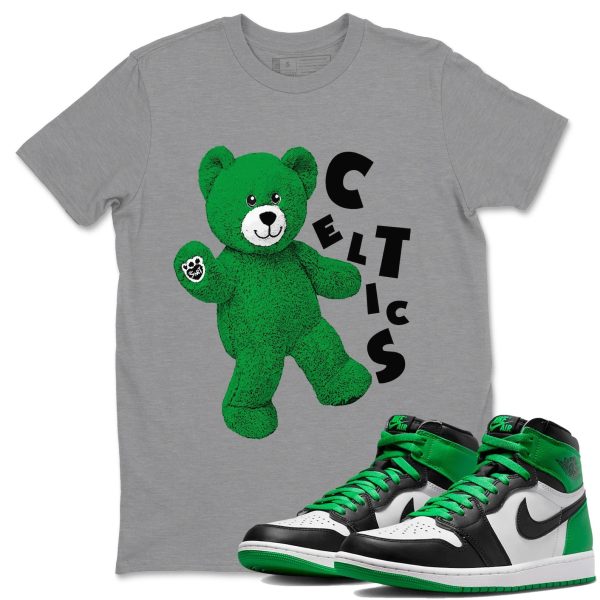 Hello Bear Design Shirt - Unisex Streetwear Lucky Green T-Shirts To Match 1s Celtics Jezsport.com