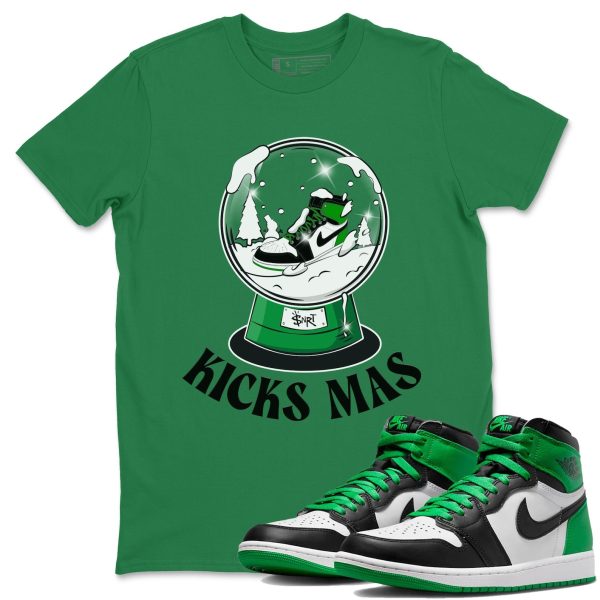 Snow Ball Design Shirt - Unisex Streetwear Lucky Green T-Shirts To Match 1s Celtics Jezsport.com