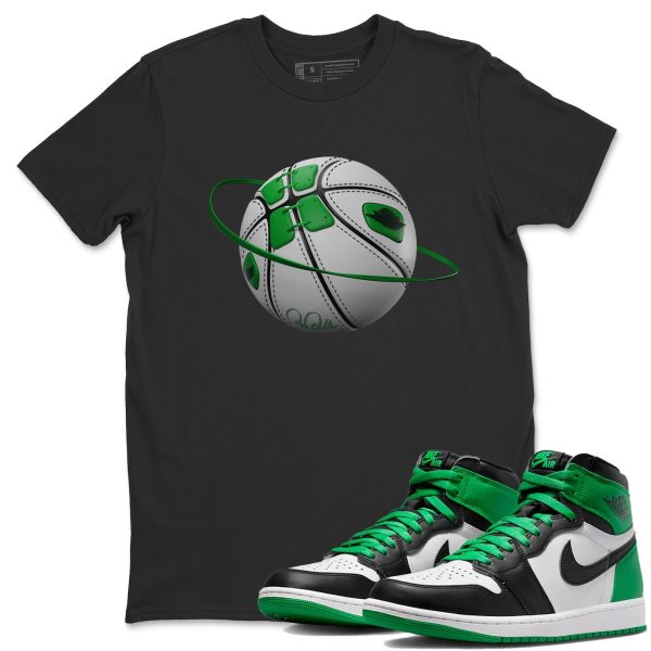 Basketball Planet Lucky Green T-Shirt - Unisex Cotton Sneaker Matching Shirts To Match 1s Celtics Jezsport.com