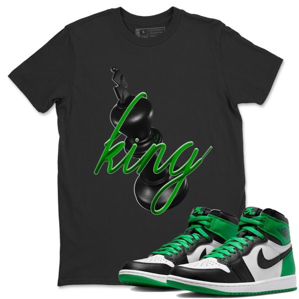 3D King Lucky Green T-Shirt - Unisex Cotton Sneaker Matching Shirts To Match 1s Celtics Jezsport.com