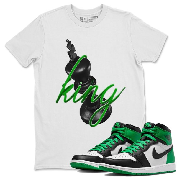 3D King Lucky Green T-Shirt - Unisex Cotton Sneaker Matching Shirts To Match 1s Celtics Jezsport.com