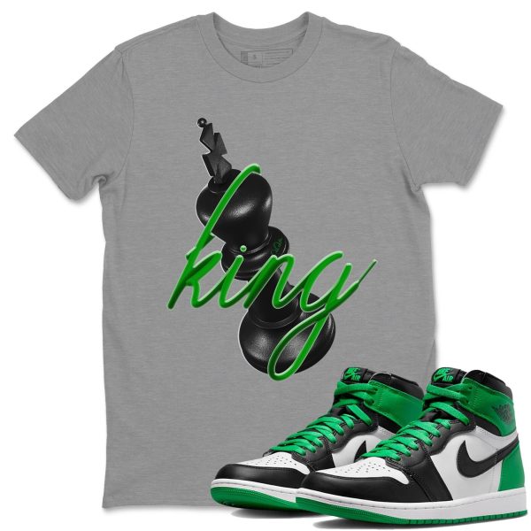 3D King Lucky Green T-Shirt - Unisex Cotton Sneaker Matching Shirts To Match 1s Celtics Jezsport.com