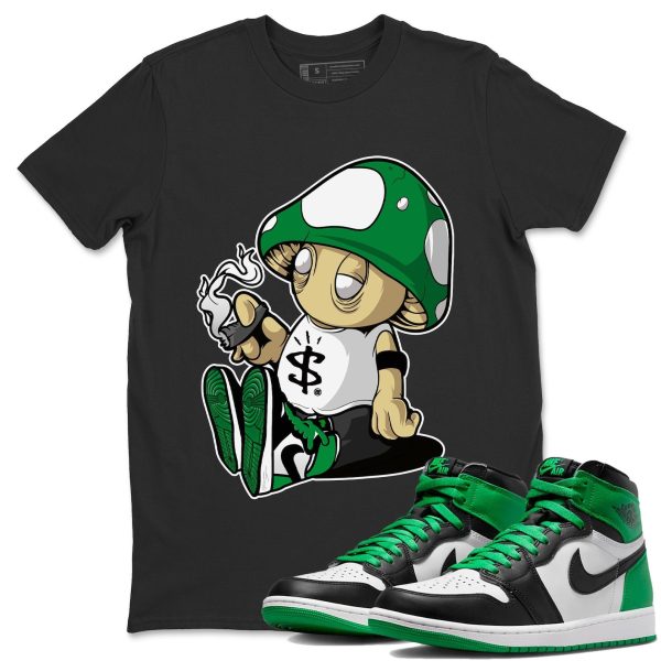 Mushrooms - Unisex Streetwear Lucky Green T-Shirts To Match 1s Celtics Jezsport.com