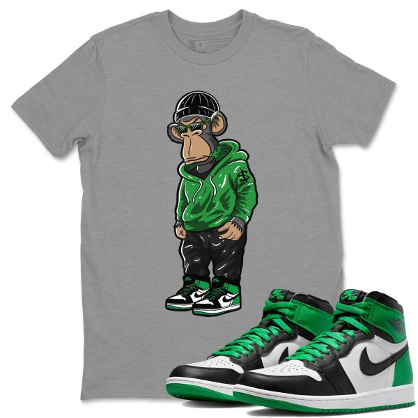 Sneakerhead Monkey - Unisex Streetwear Lucky Green T-Shirts To Match 1s Celtics Jezsport.com