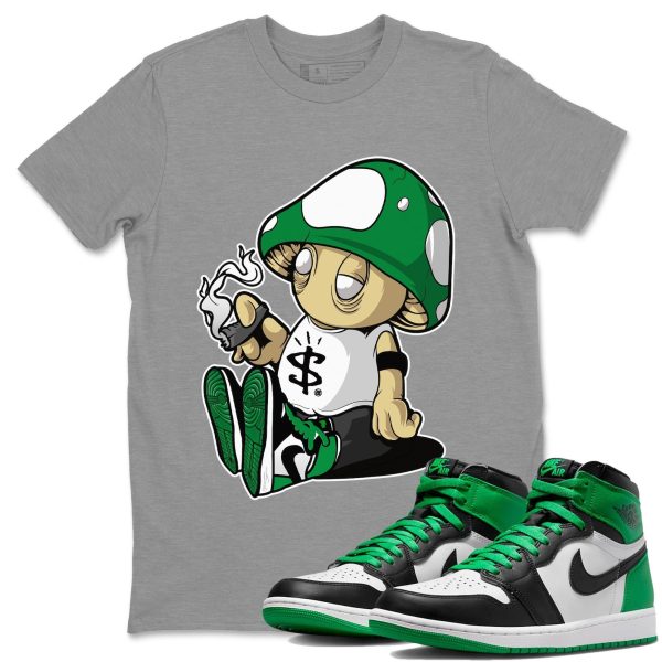 Mushrooms - Unisex Streetwear Lucky Green T-Shirts To Match 1s Celtics Jezsport.com