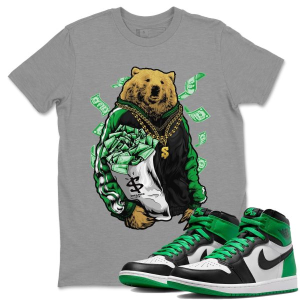 Rich Bear - Unisex Streetwear Lucky Green T-Shirts To Match 1s Celtics Jezsport.com