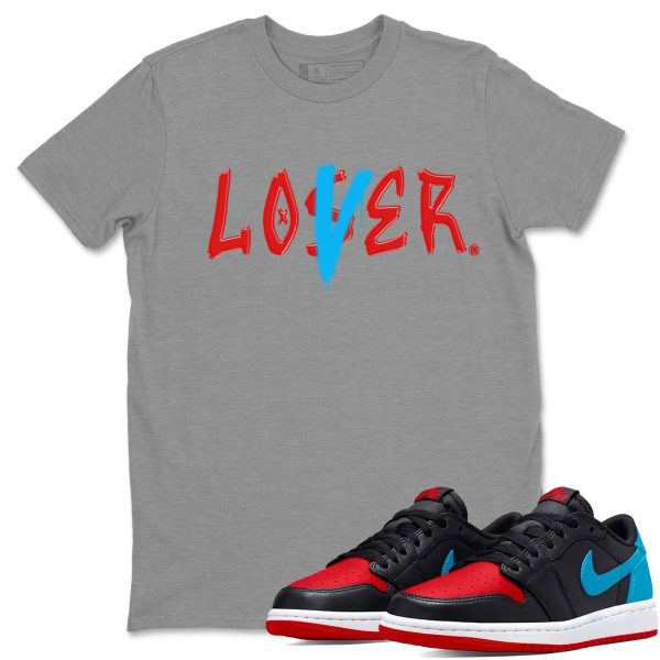 Loser Lover Sneaker Tee - Casual Unisex Cotton Sneaker T-Shirt To Match AJ1 UNC to Chicago Jezsport.com