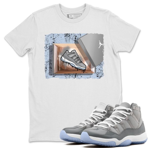 New Kicks Unisex Short Sleeve Sneaker Tee - Shirt To Match 11s Retro Cool Grey Jezsport.com