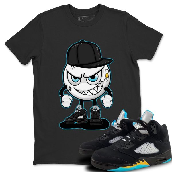 Mischief Unisex Short Sleeve Sneaker Tee - Shirt To Match 5s Retro Aqua Jezsport.com