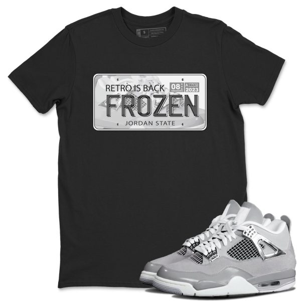 Sneaker Plate Sneaker T-Shirt Clothing - Shirt To Match 4s Retro Frozen Moments Jezsport.com