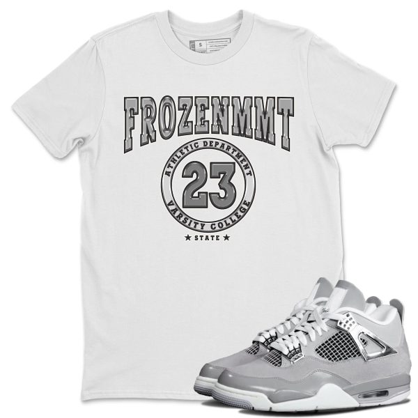 Varsity Sneaker T-Shirt Clothing - Shirt To Match 4s Retro Frozen Moments Jezsport.com