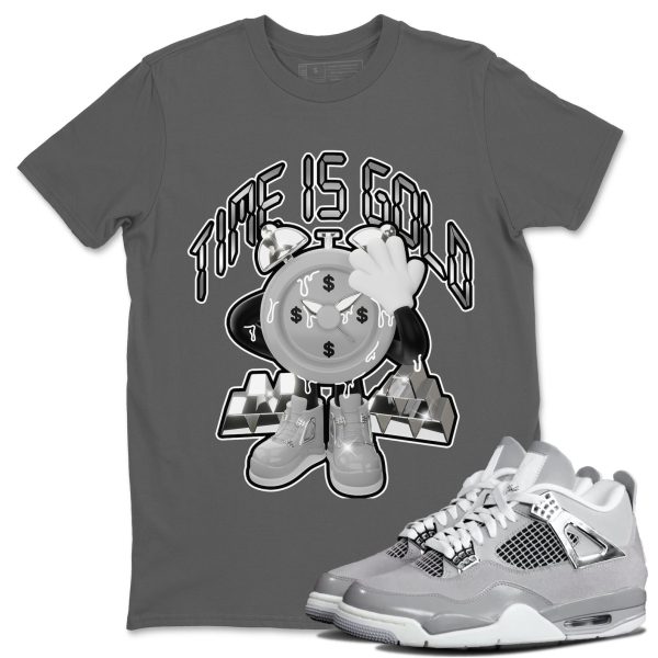 Time Is Gold Sneaker T-Shirt Clothing - Shirt To Match 4s Retro Frozen Moments Jezsport.com