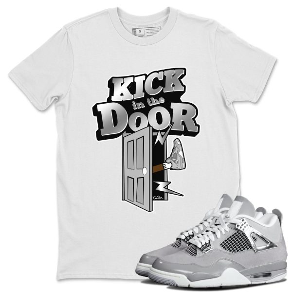 Kick In The Door Sneaker T-Shirt Clothing - Shirt To Match 4s Retro Frozen Moments Jezsport.com