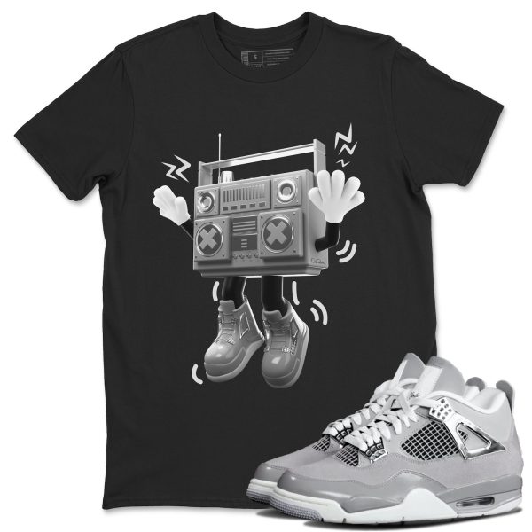 90s Radio Boy Sneaker T-Shirt Clothing - Shirt To Match 4s Retro Frozen Moments Jezsport.com