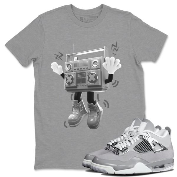 90s Radio Boy Sneaker T-Shirt Clothing - Shirt To Match 4s Retro Frozen Moments Jezsport.com