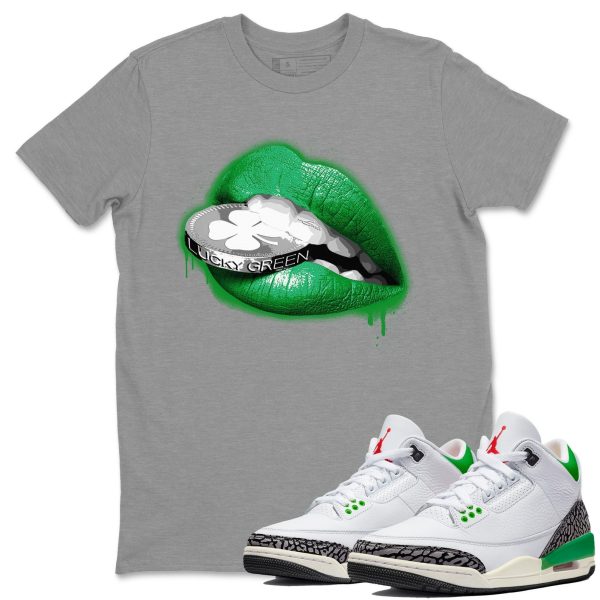 Lips Coin Unisex Short Sleeve T-Shirt - Shirt To Match 3s Lucky Green Jezsport.com