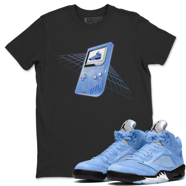 Sneaker Game Boy Sneaker Tee - Casual Unisex Cotton Sneaker T-Shirt To Match 5s Retro UNC Jezsport.com